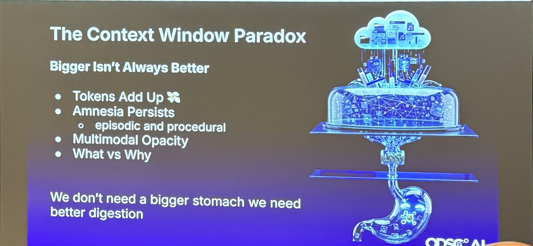 Slide 2 — The Context Window Paradox