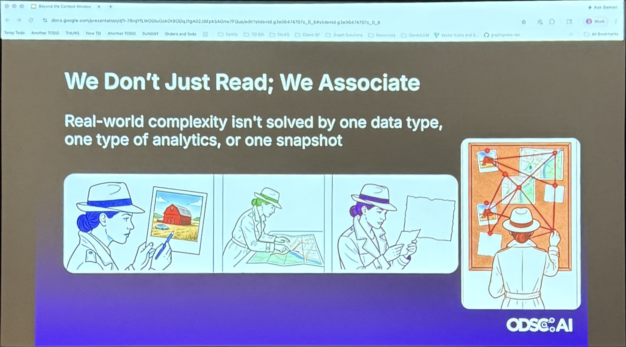 Slide 8 — We Don’t Just Read; We Associate