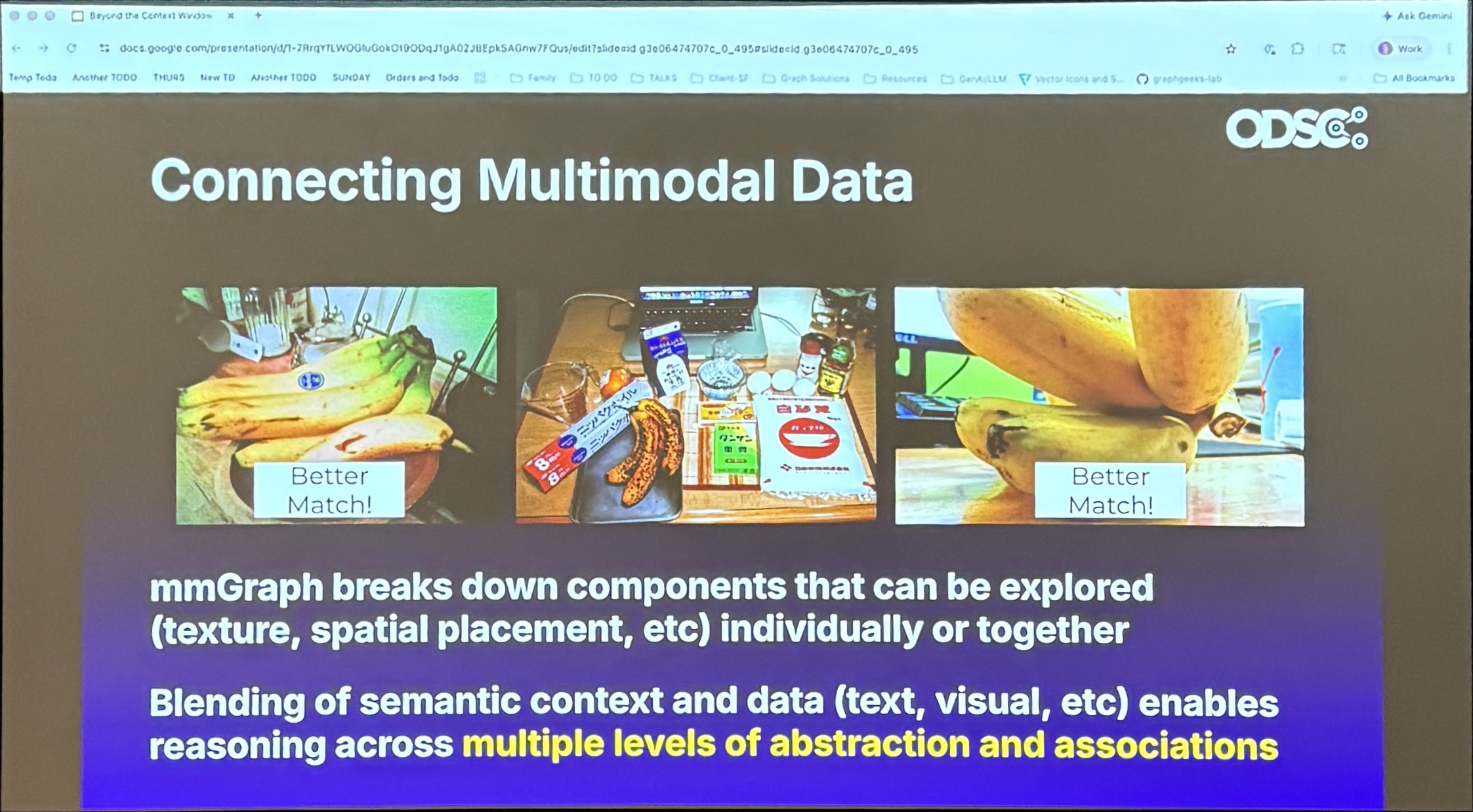 Slide 11 — Connecting Multimodal Data