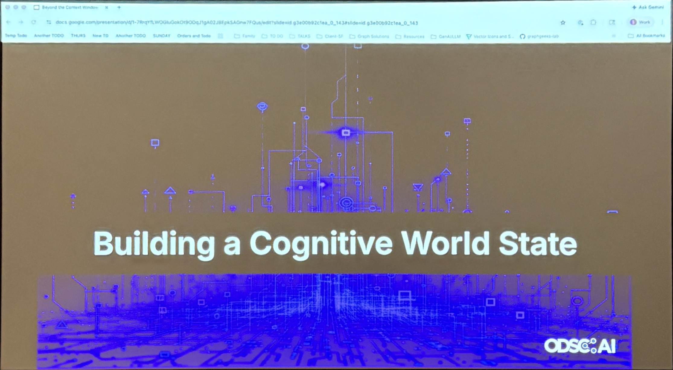 Slide 36 — Building a Cognitive World State