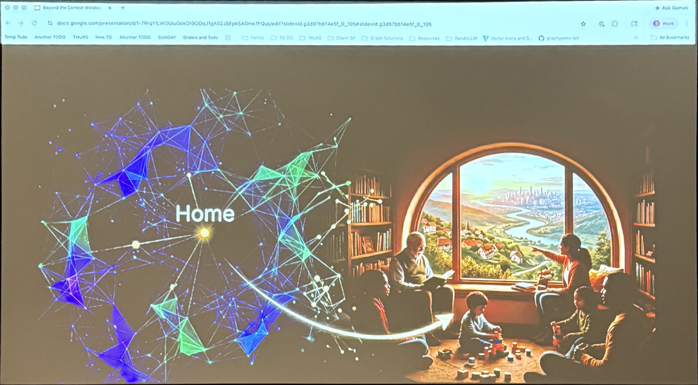 Slide 40 — Visual Transition / Home as a Region